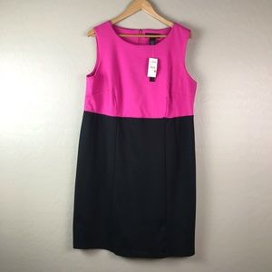 NEW Lane Bryant dress 14 16 pink black